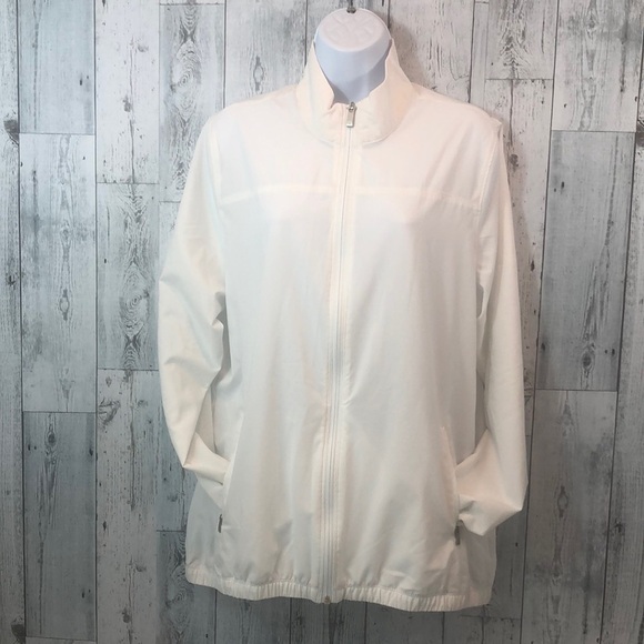 Adidas Golf Women's Essential Full Zip Wind Jacket Extra Large - Picture 1 of 8